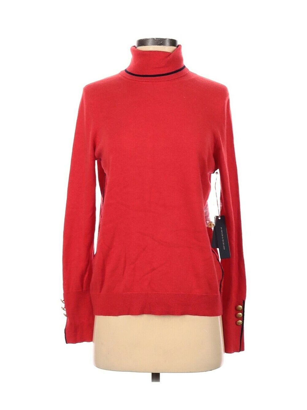 Court & Rowe Turtleneck Sweater Red Small